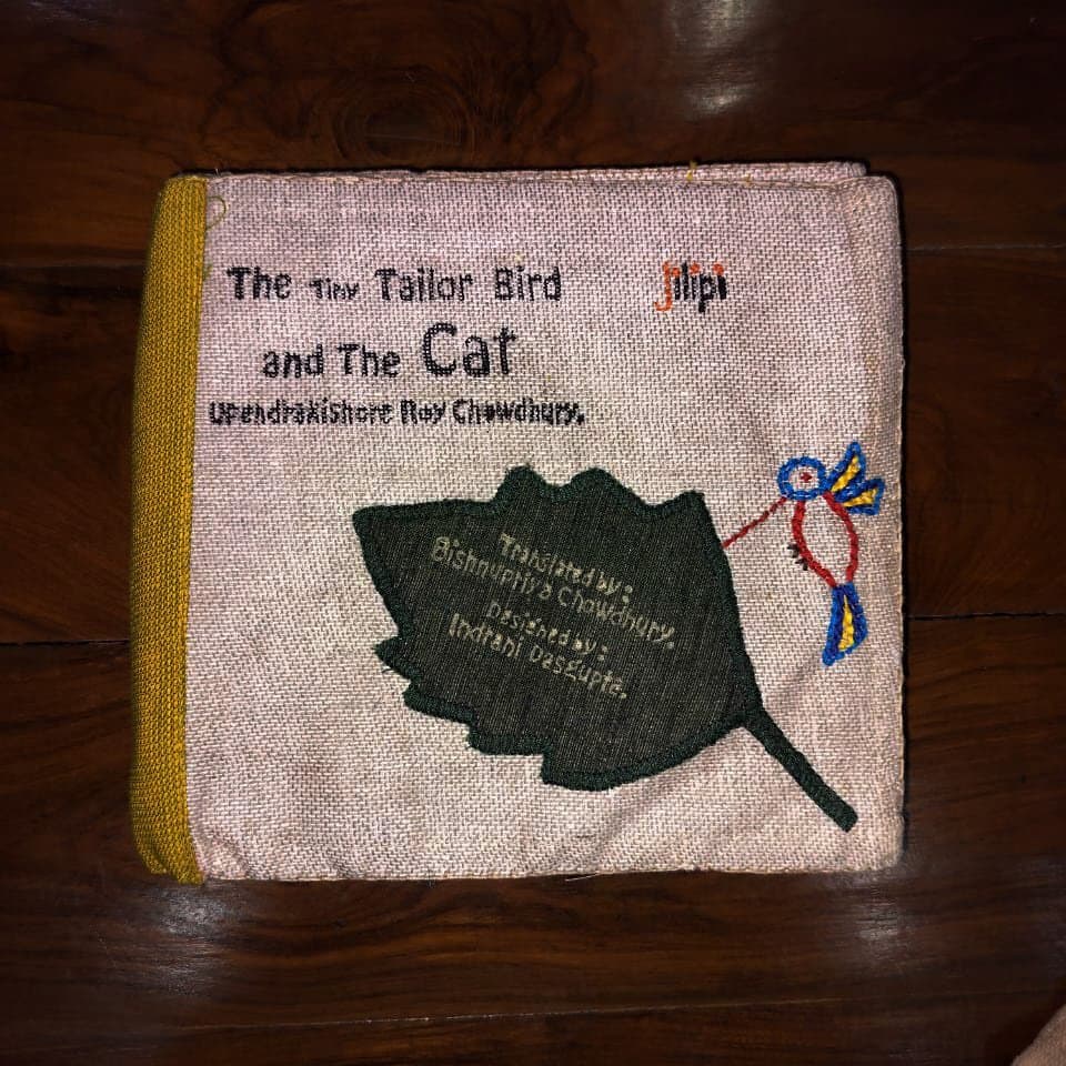 The Tiny Tailor Bird and The Cat – Handmade Jute Story Book
